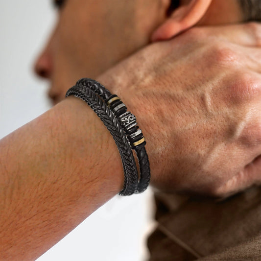 Braided Leather Bracelet