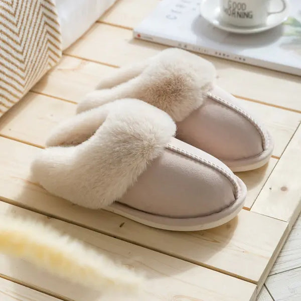 Winter Warm Home Fur Slippers