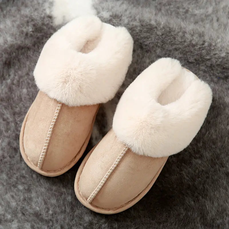 Winter Warm Home Fur Slippers